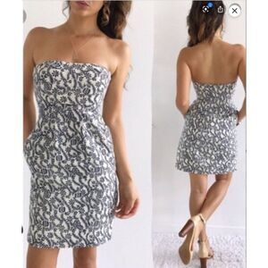 J.Crew Ella dress in Rambling Rose design with pockets, Size 2, Cotton & Modal